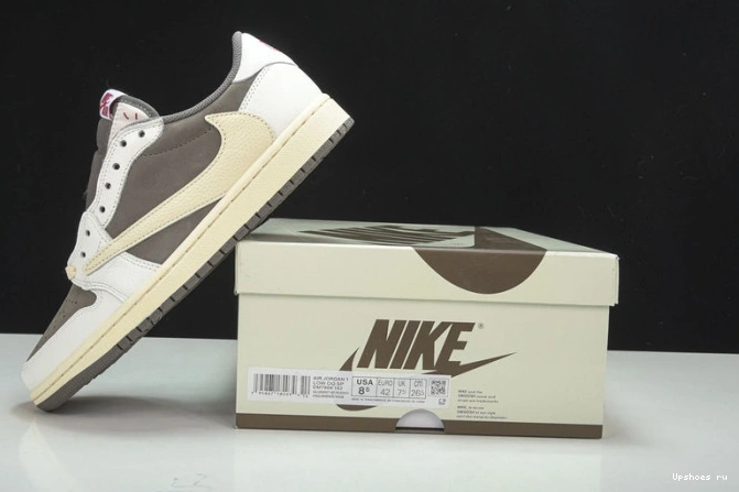 Reverse Travis OG Jordan Retro SP 1 Scott Low Mocha 1205